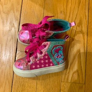 Trolls toddler sneakers - size 7